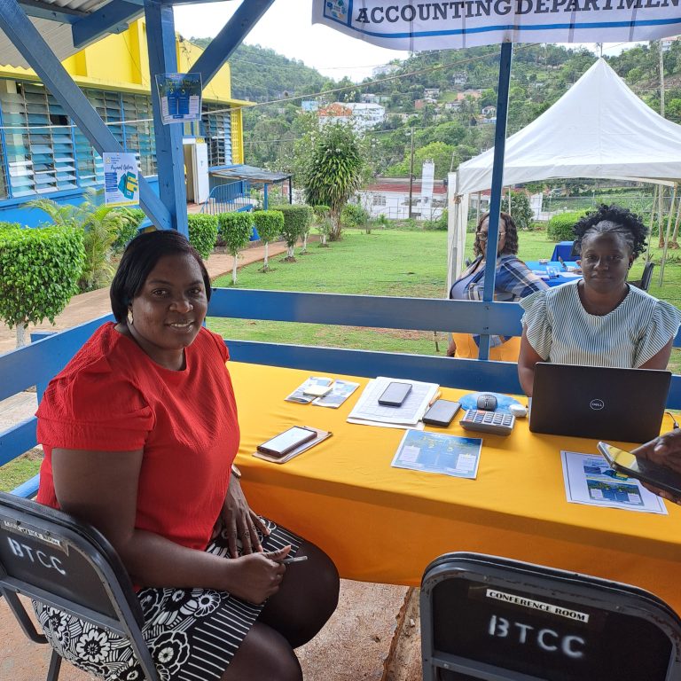 The Accounts Receivables team on hand to answer students' financial queries