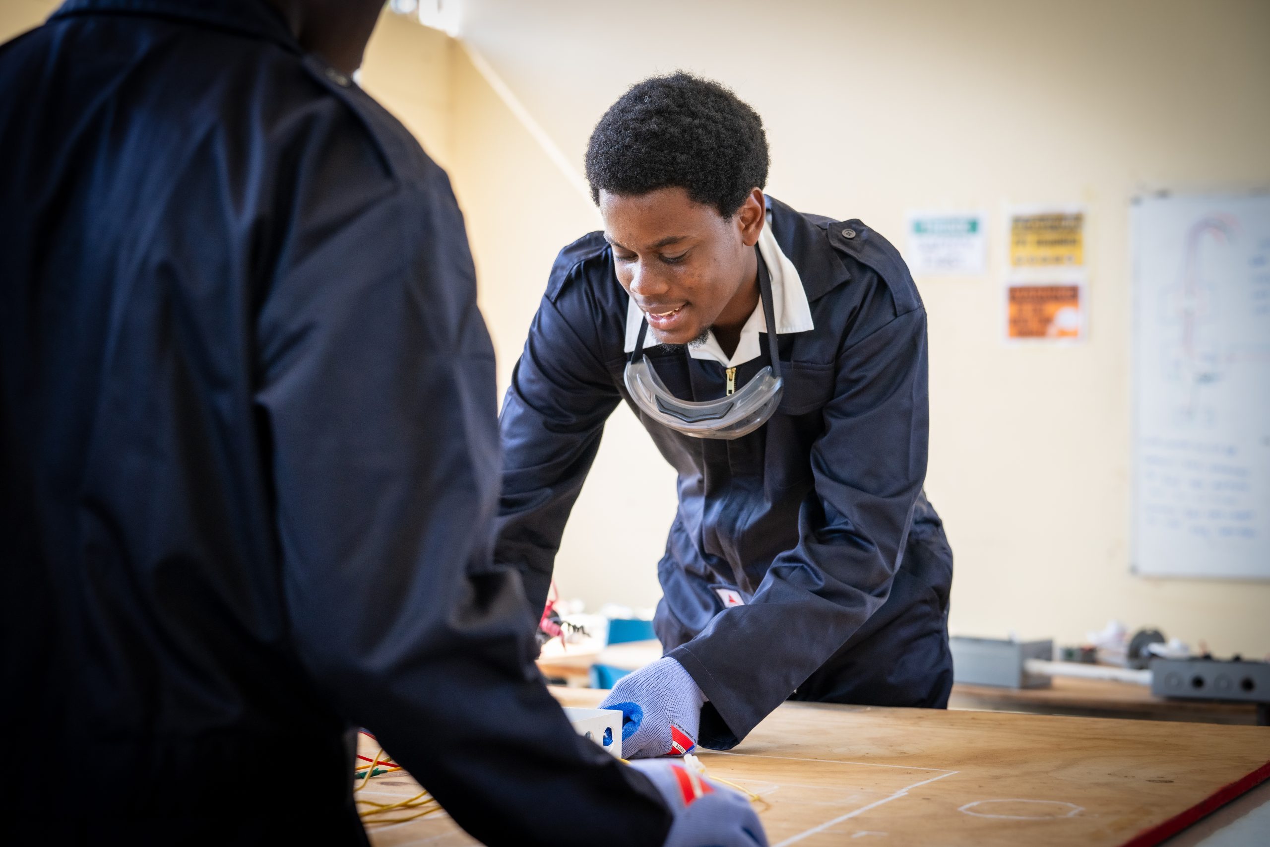 Technical Campus students gaining practical construction experience